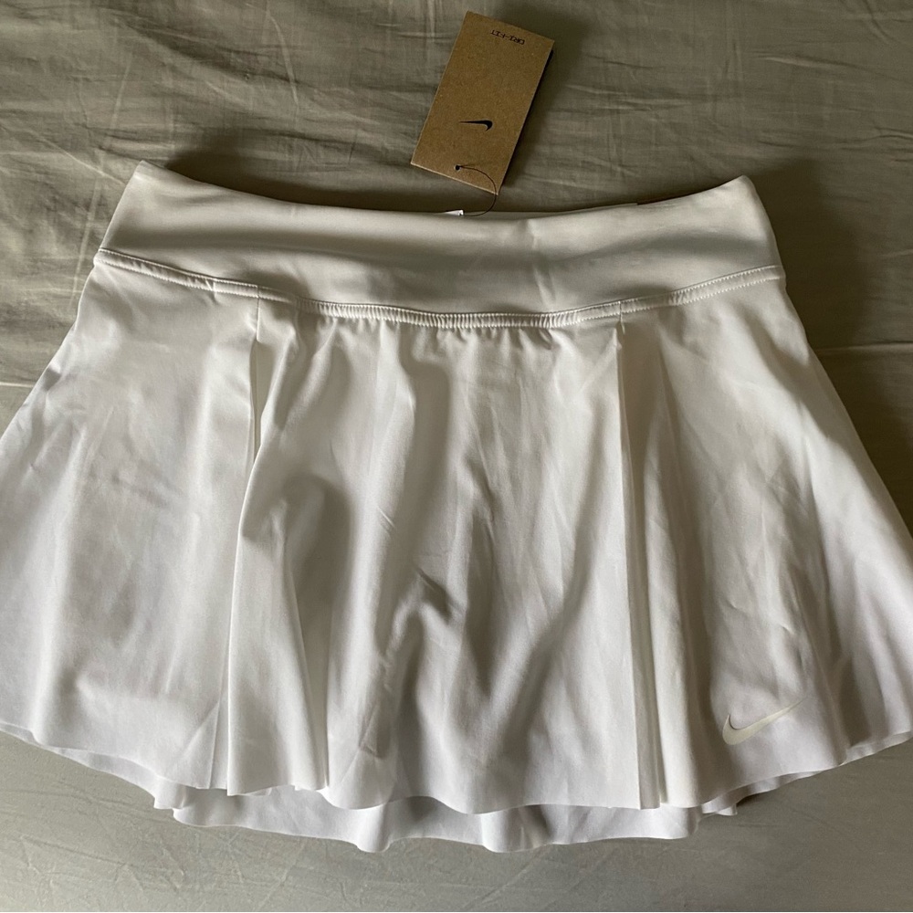 Nike white tennis skirt